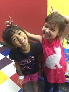 Two Girls Smiling