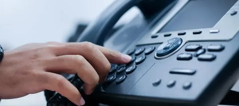 An image of telephone answering service