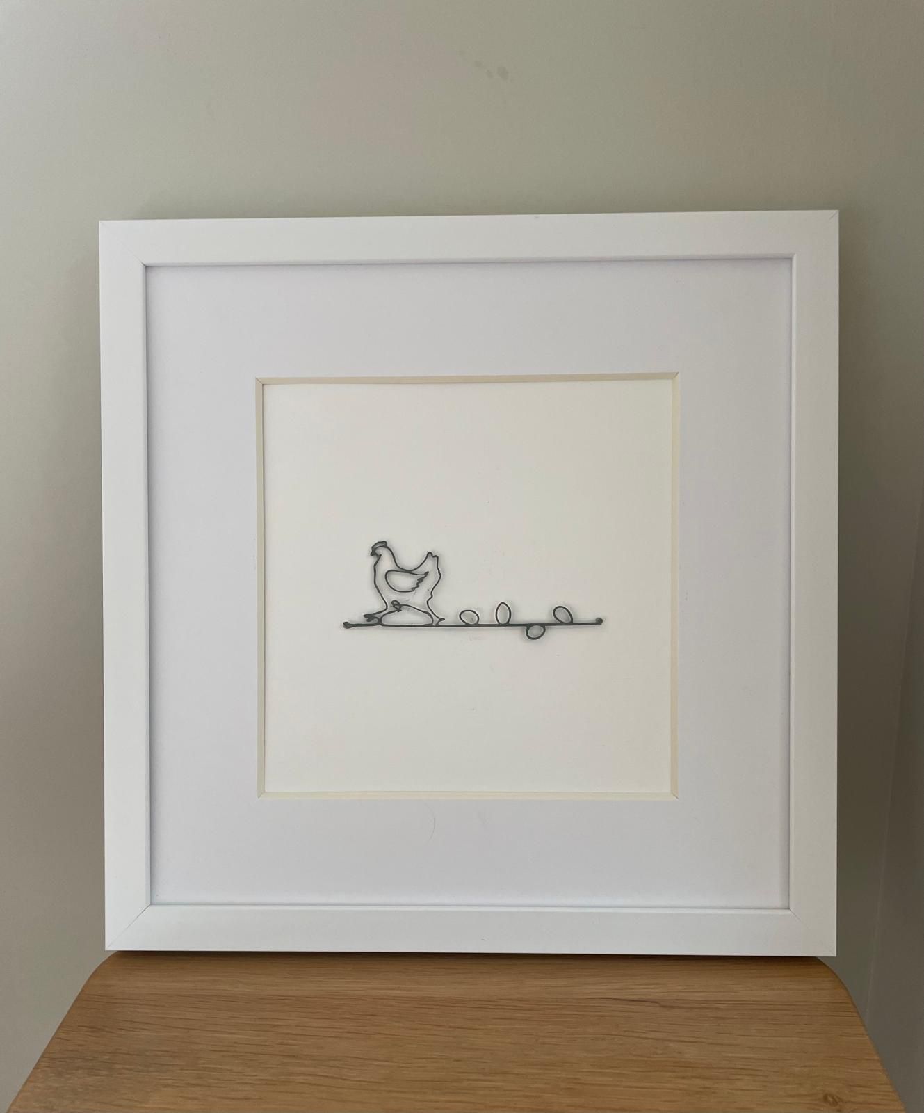 Little Hen & Eggs Artwork