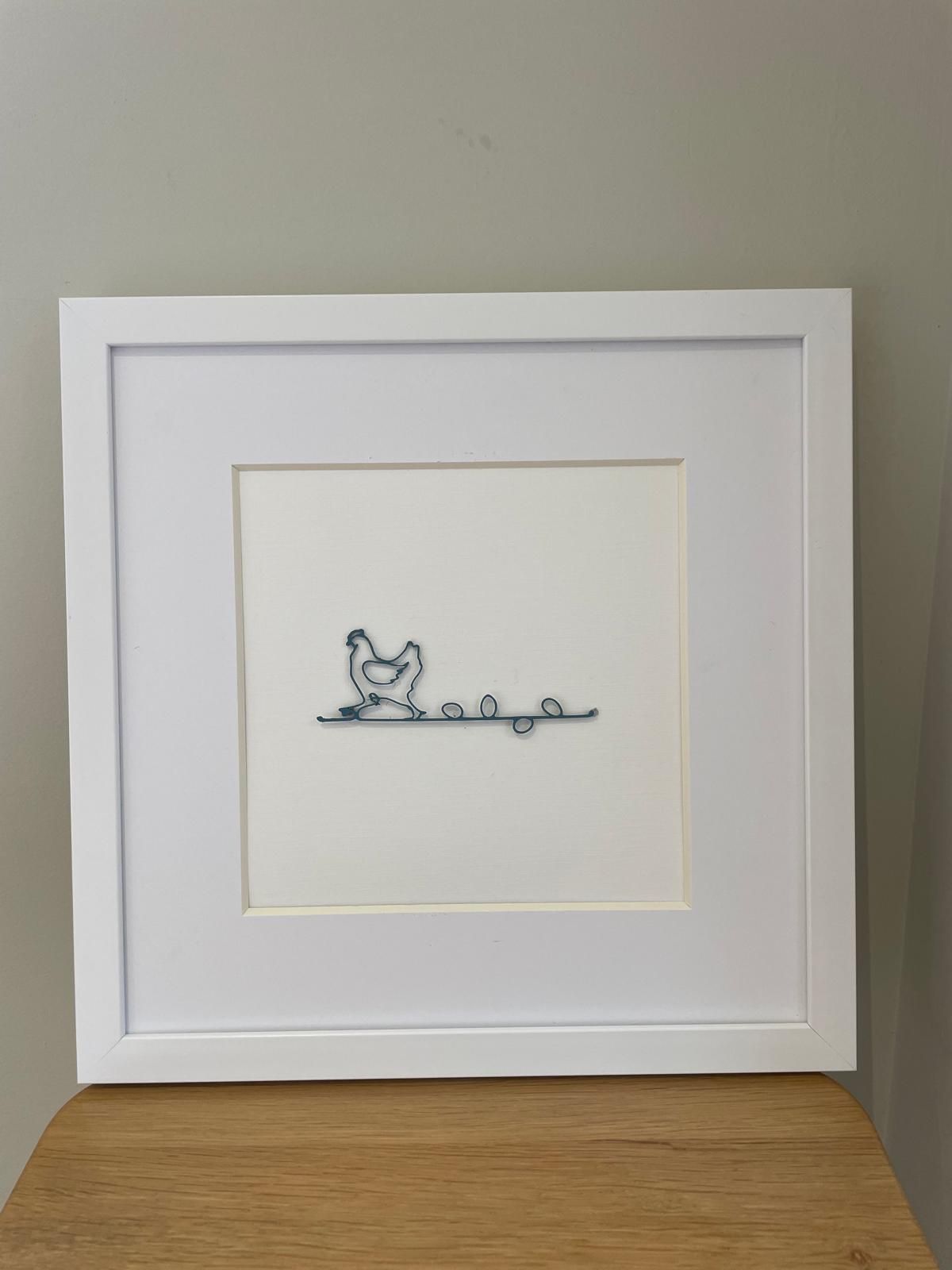 Little Hen & Eggs Artwork
