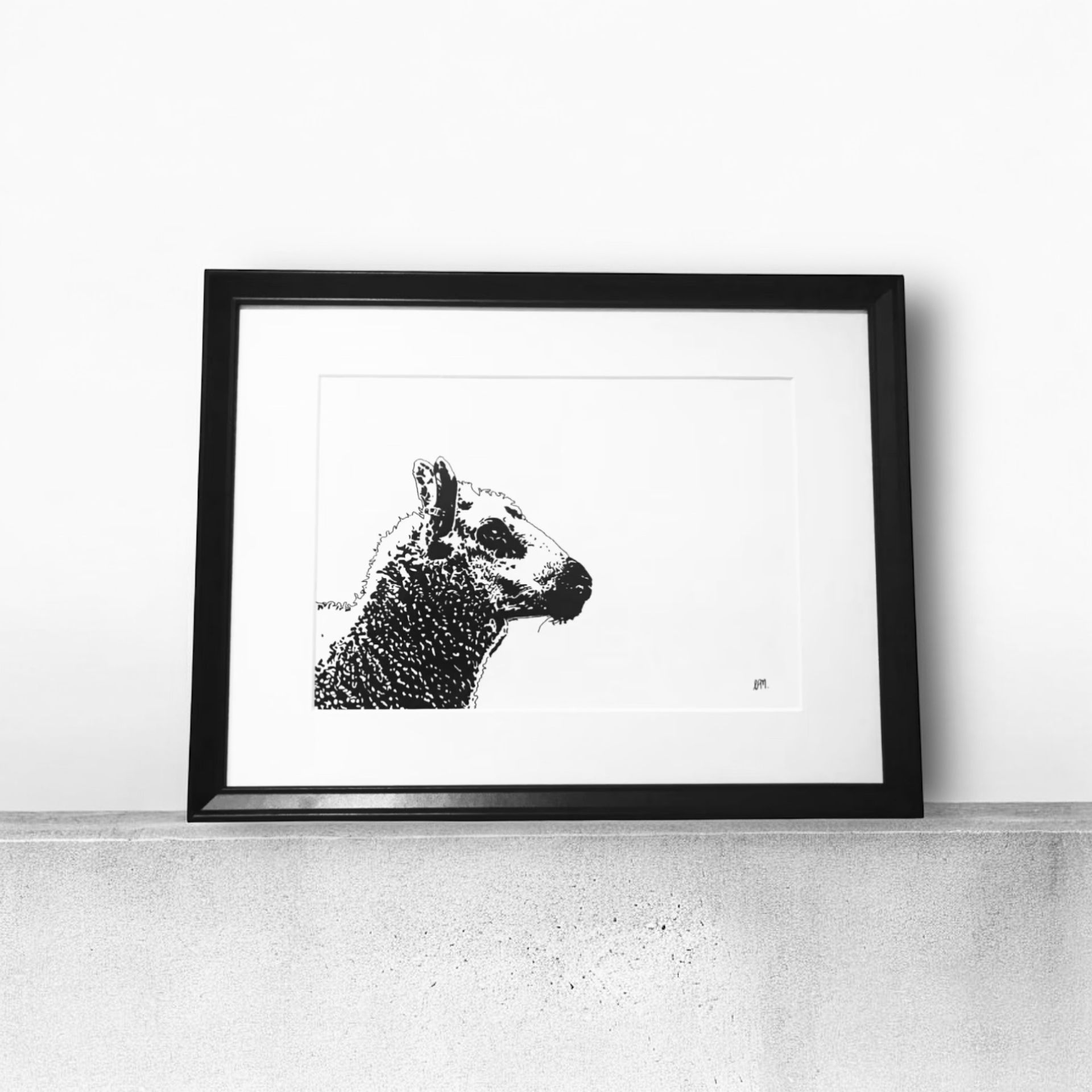 A3 Sheep Head, side profile