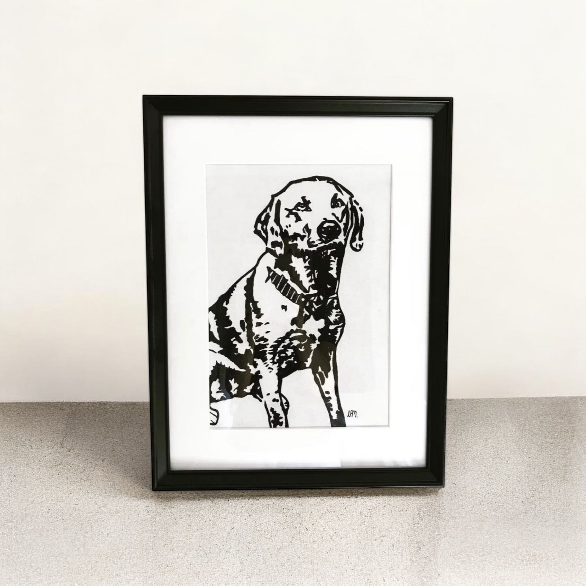 A4 Yellow Labrador