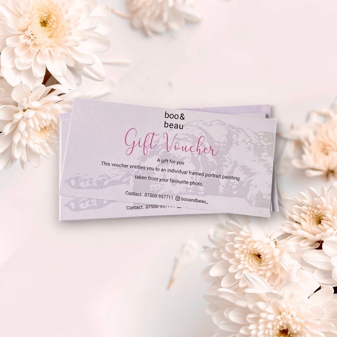 Gift Voucher, for Custom Framed Painting
