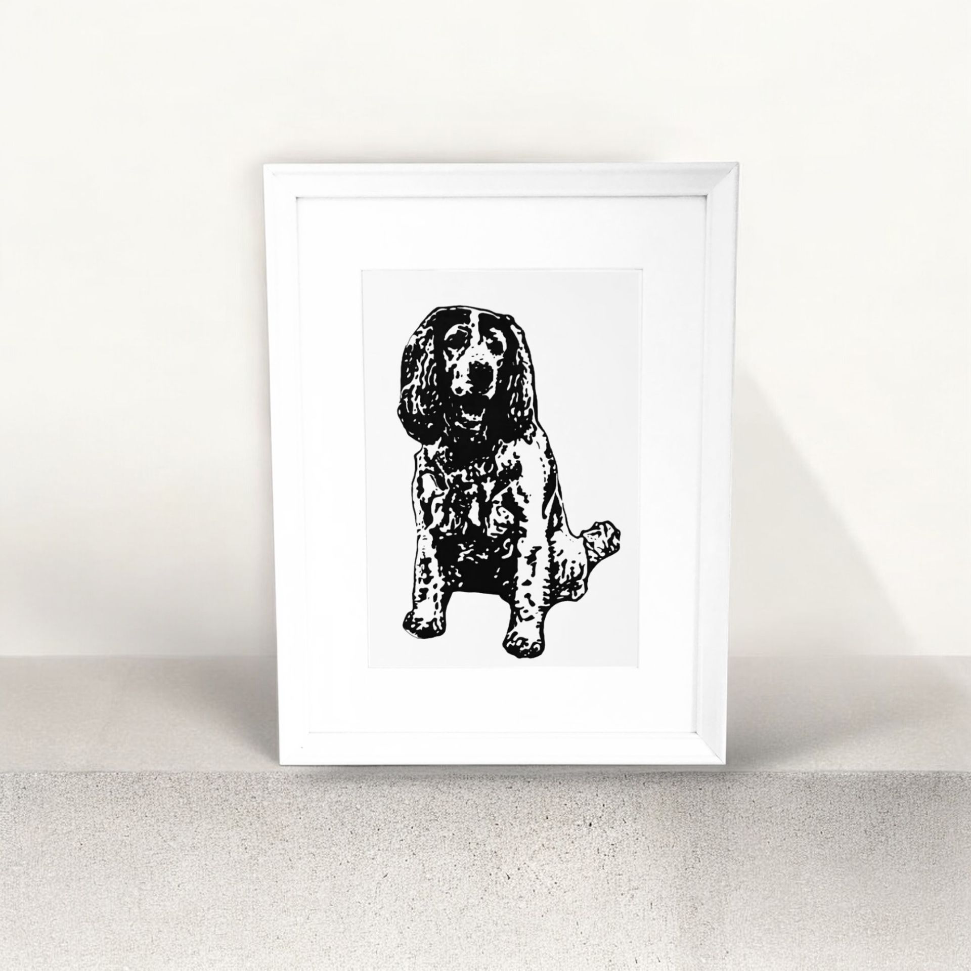 A4 Welsh Springer Spaniel