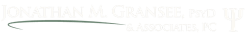 Faint company logo with a swoosh line and pale text reading “Jonathan M. Gransky, PhD & Associates, PC”