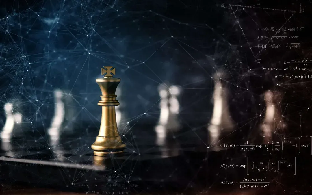 A king chess piece is sitting on top of a chess board.
