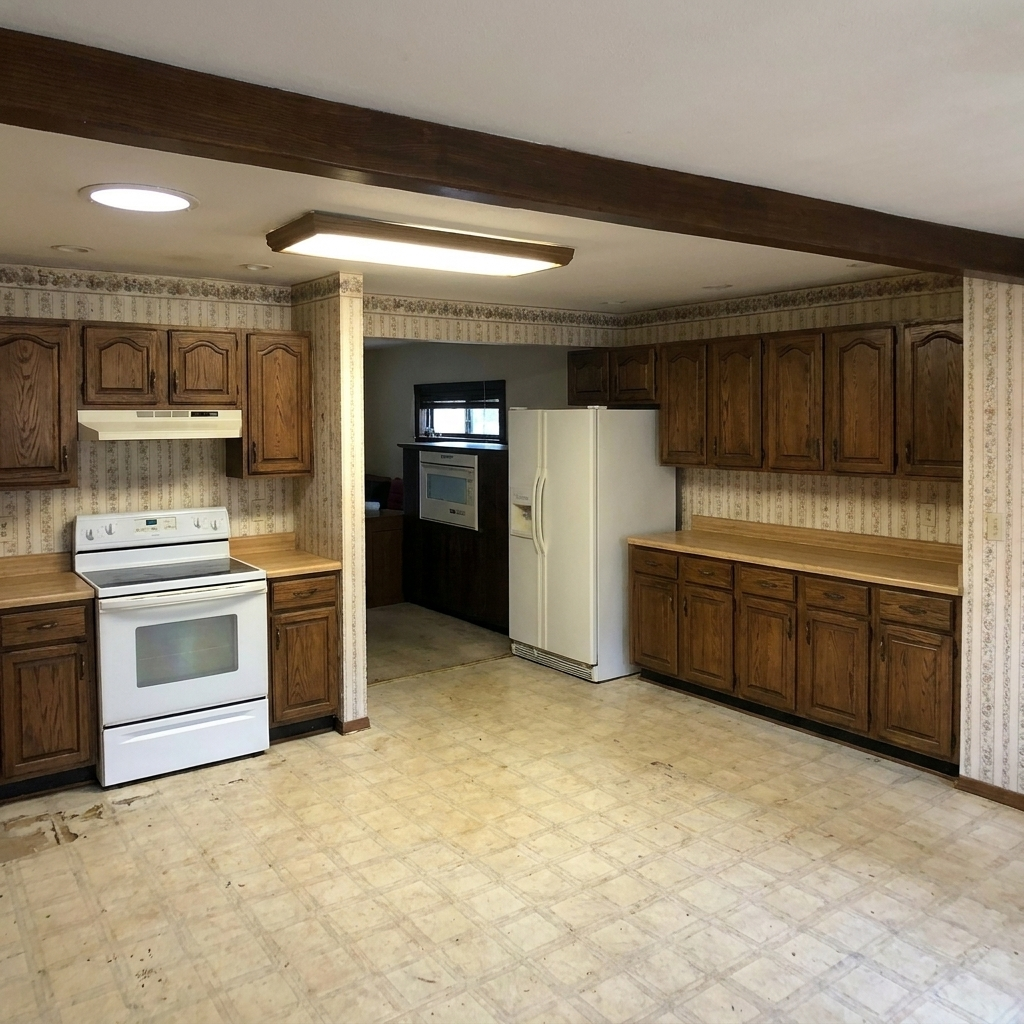 Kitchen 1 before renovation