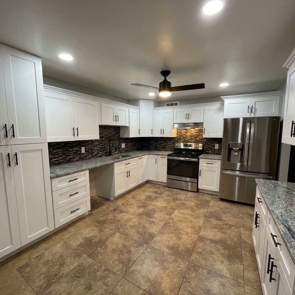 Kitchen 3 after  renovation