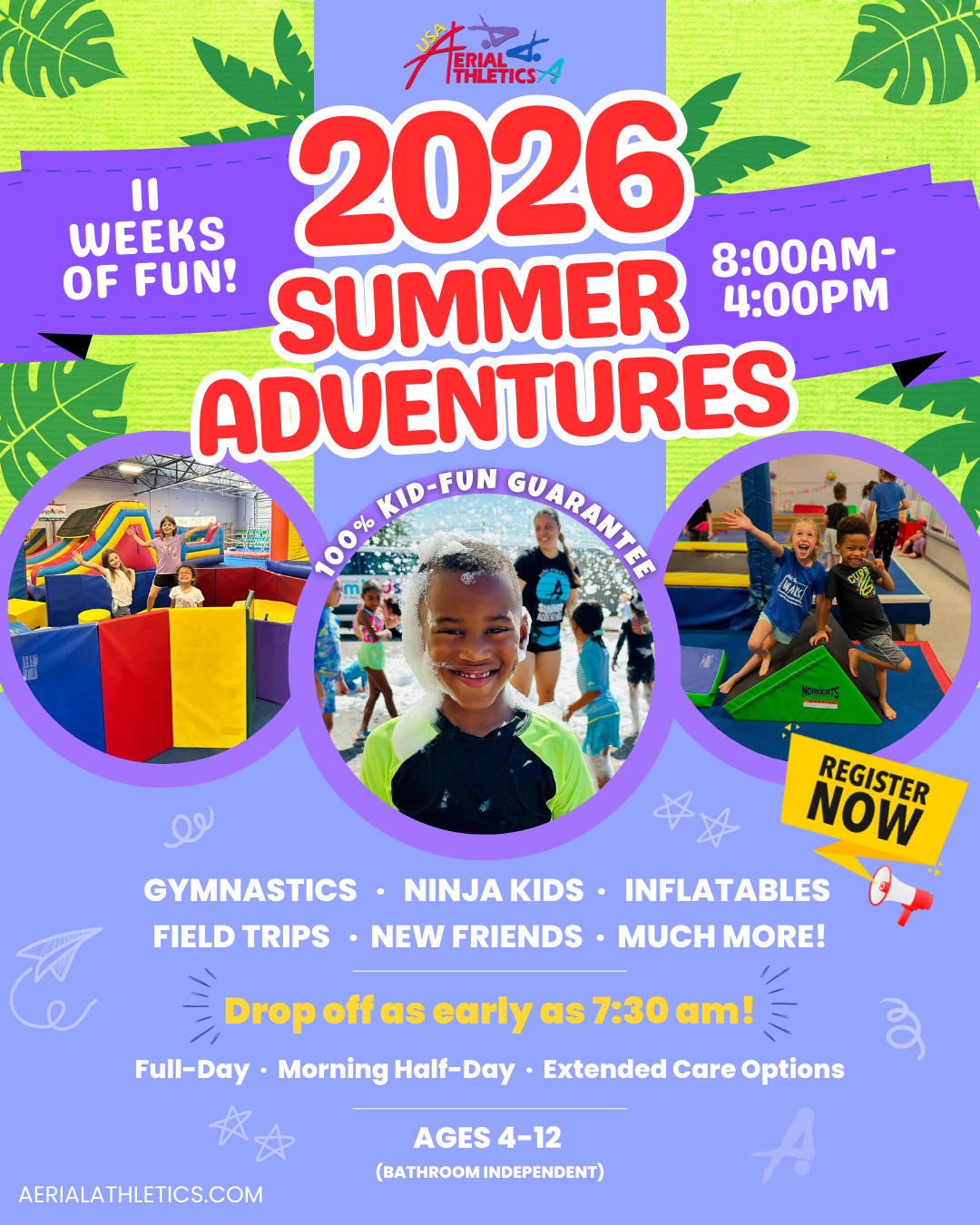 A poster for 2024 summer adventures with a qr code