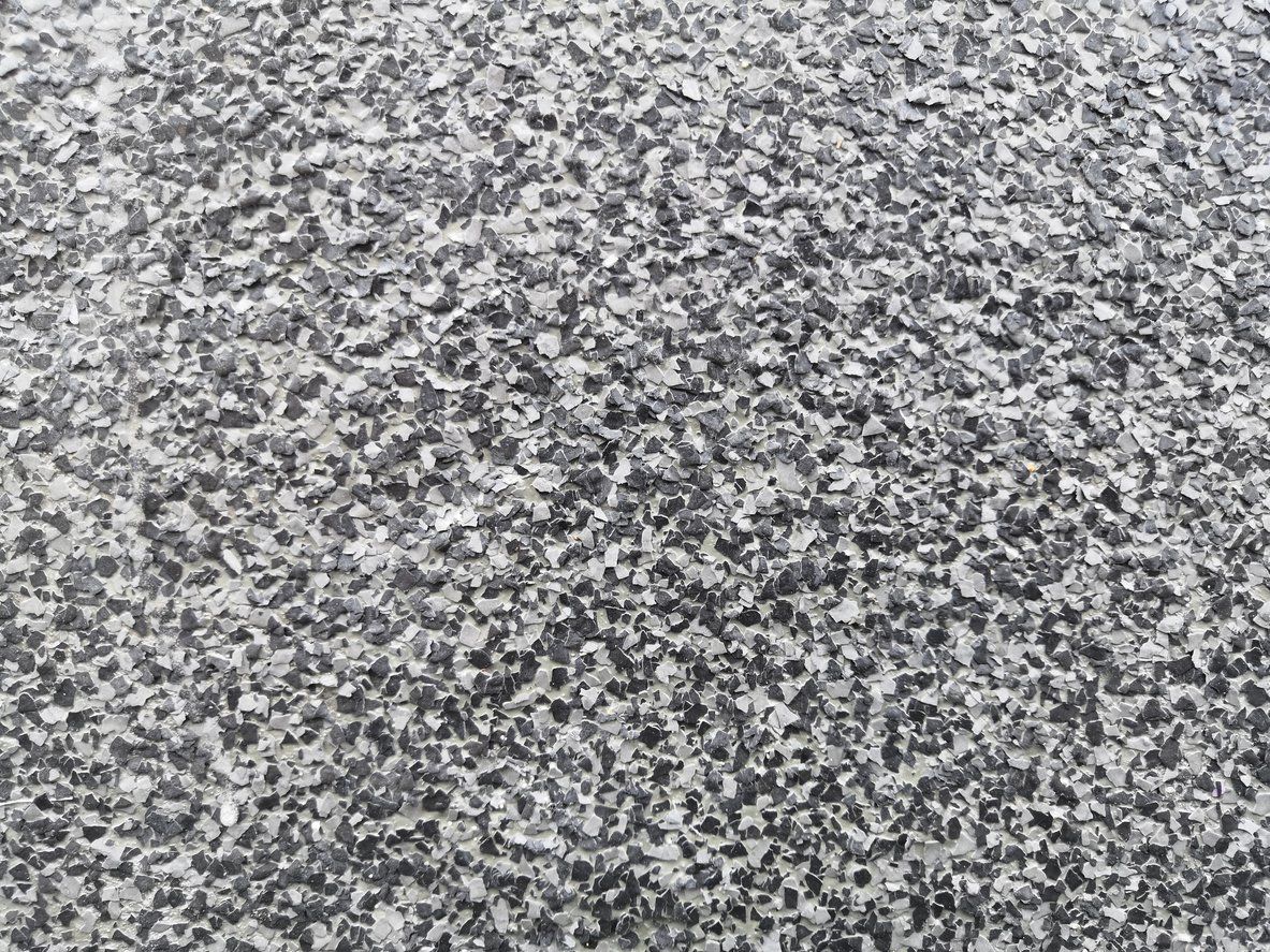 Color Flake Epoxy Garage Floor