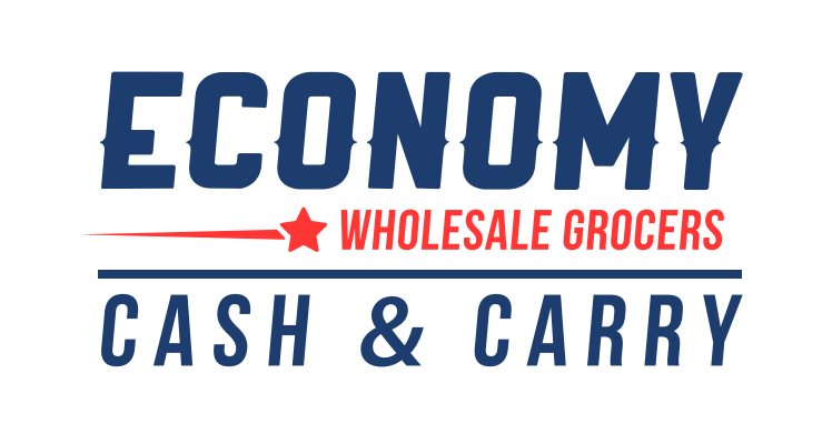 Economy Wholesale Grocers Cash & Carry logo, Sun City Pickleball Club sponsor