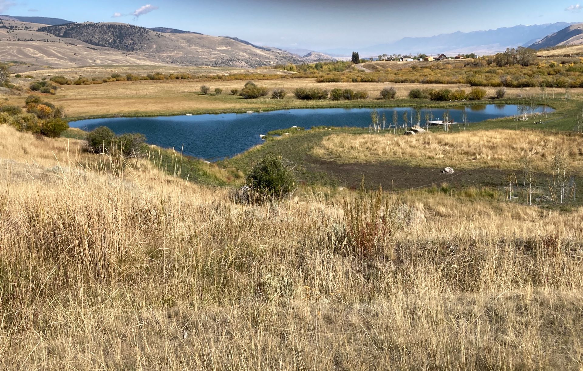 Pond Building Southwest Montana