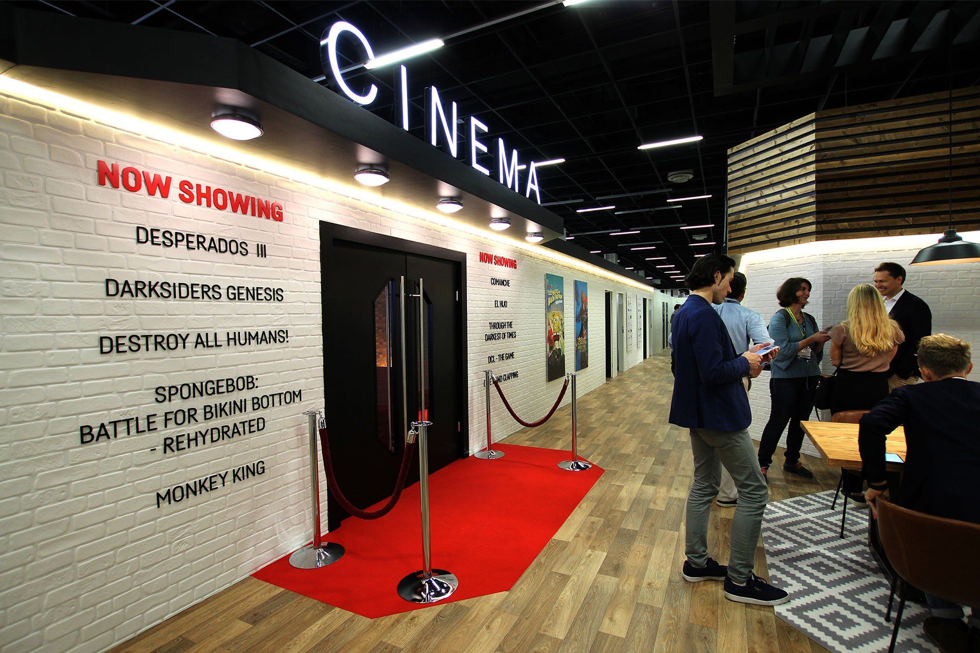THQ Nordic business booth at Gamescom