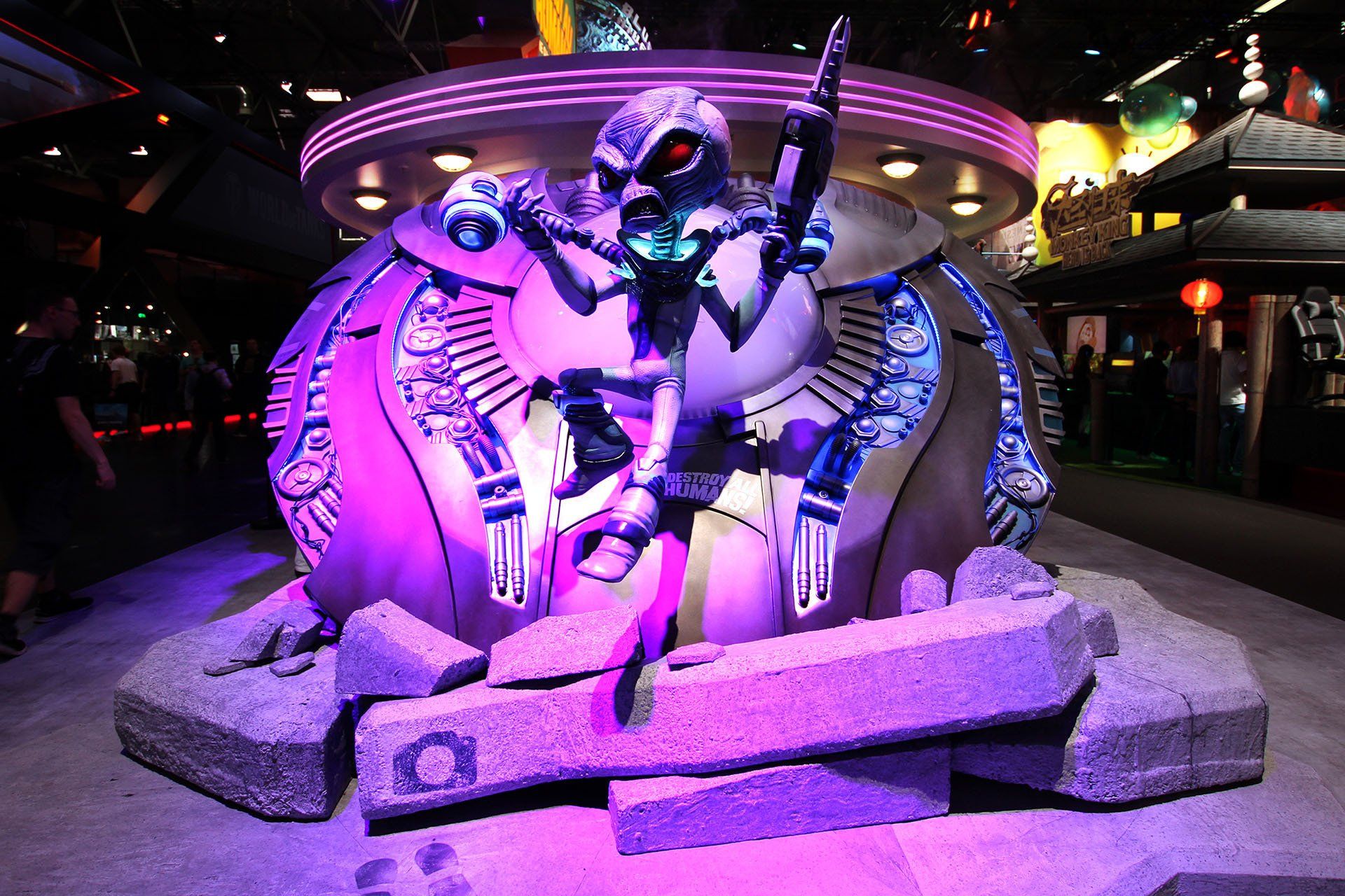 THQ Nordic booth at Gamescom 