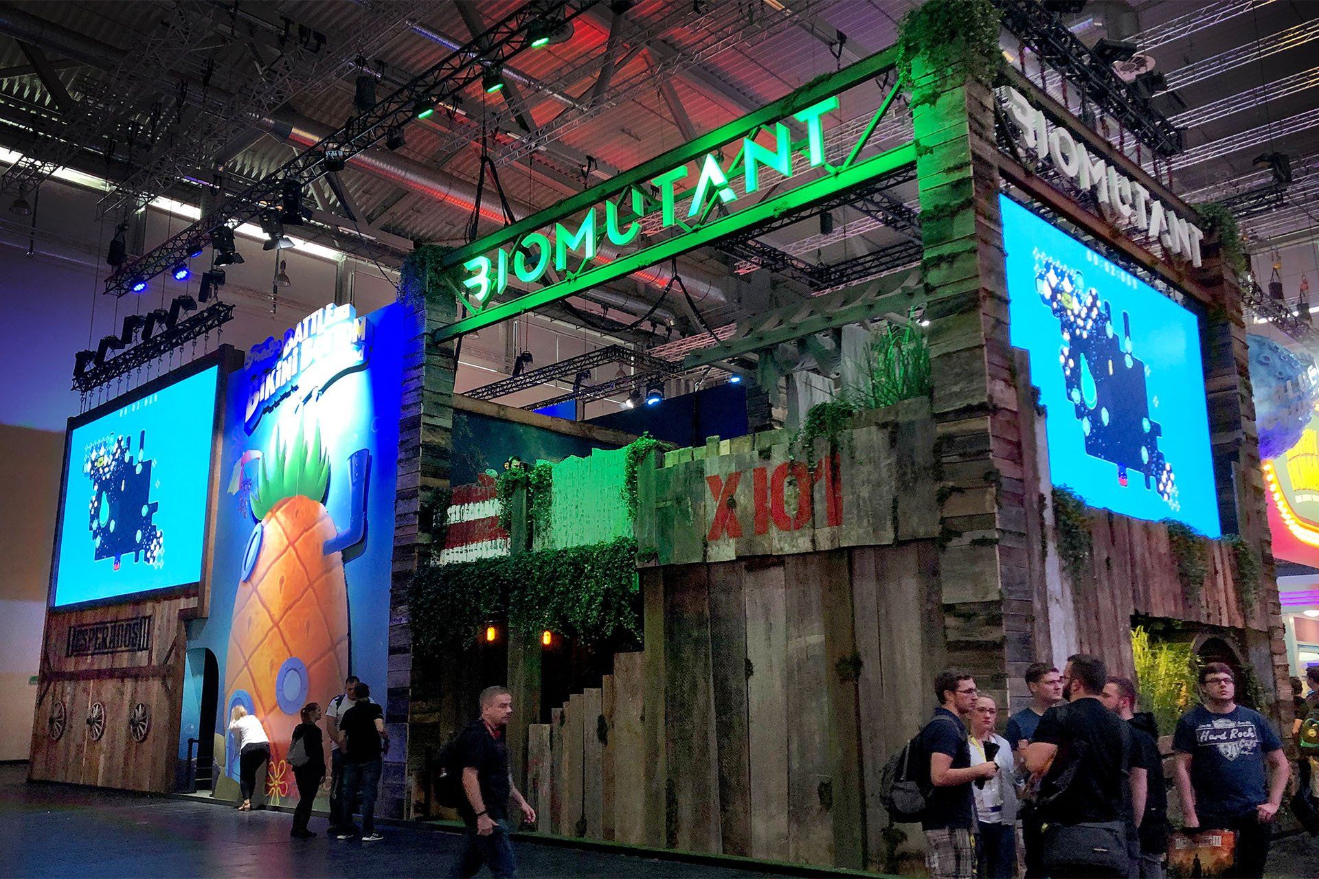 THQ Nordic booth at Gamescom 