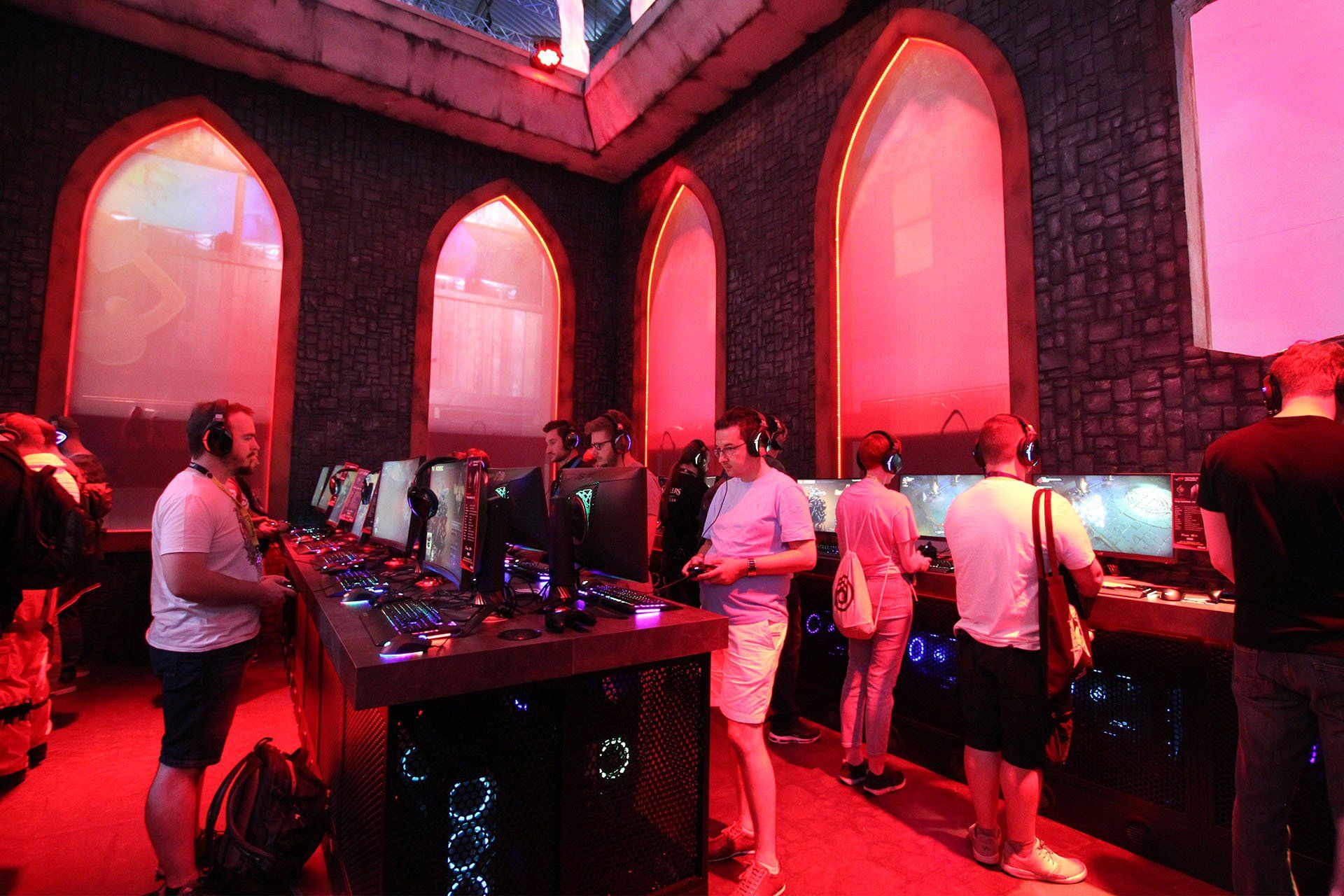 THQ Nordic booth at Gamescom 