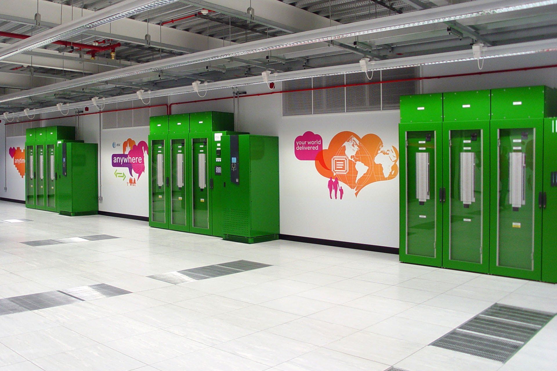 An interior shot of the At&T office