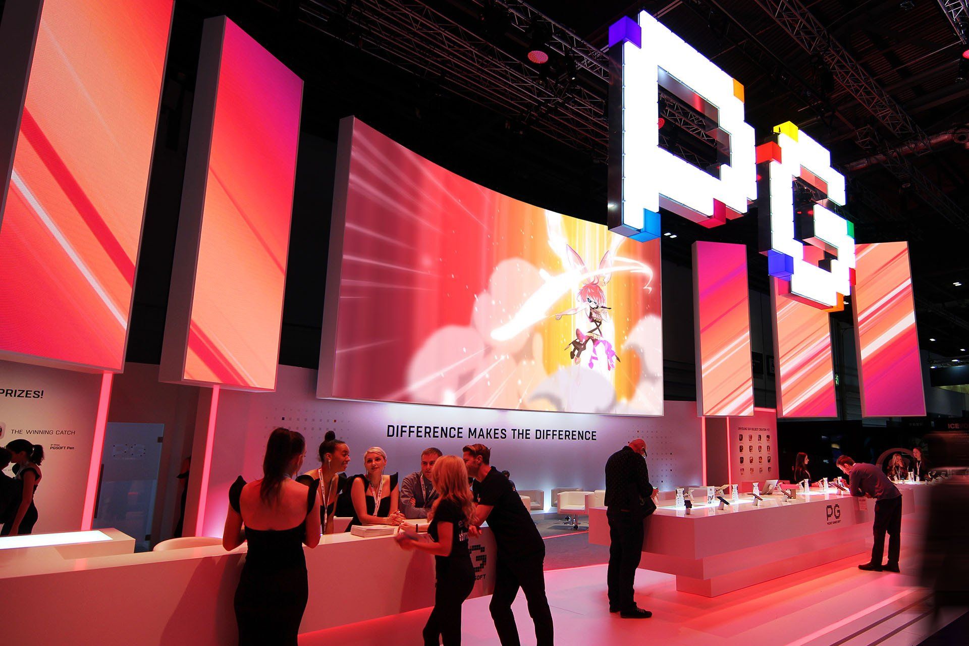 Pocket Games Soft stand at ICE London