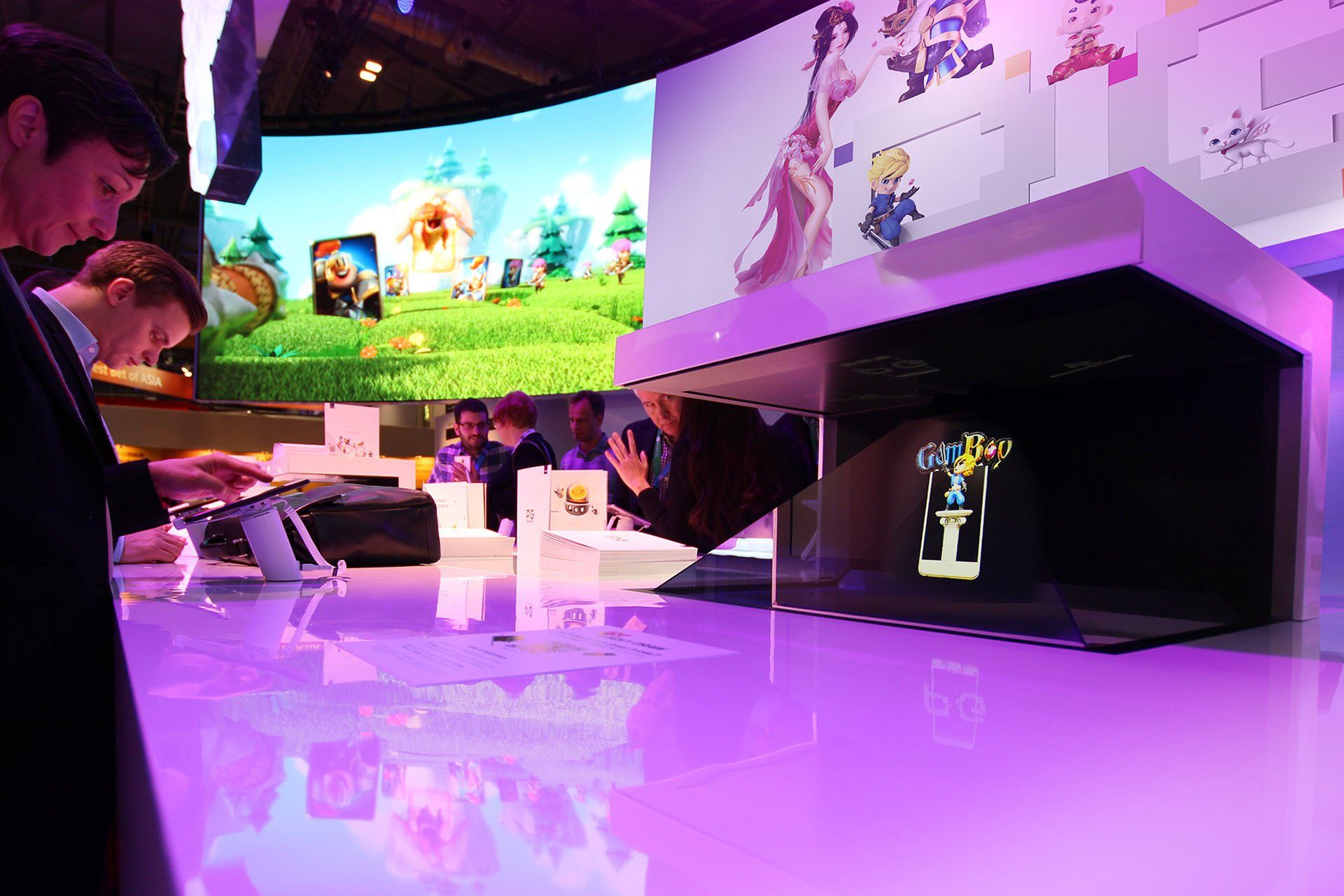 Pocket Games Soft stand at ICE London
