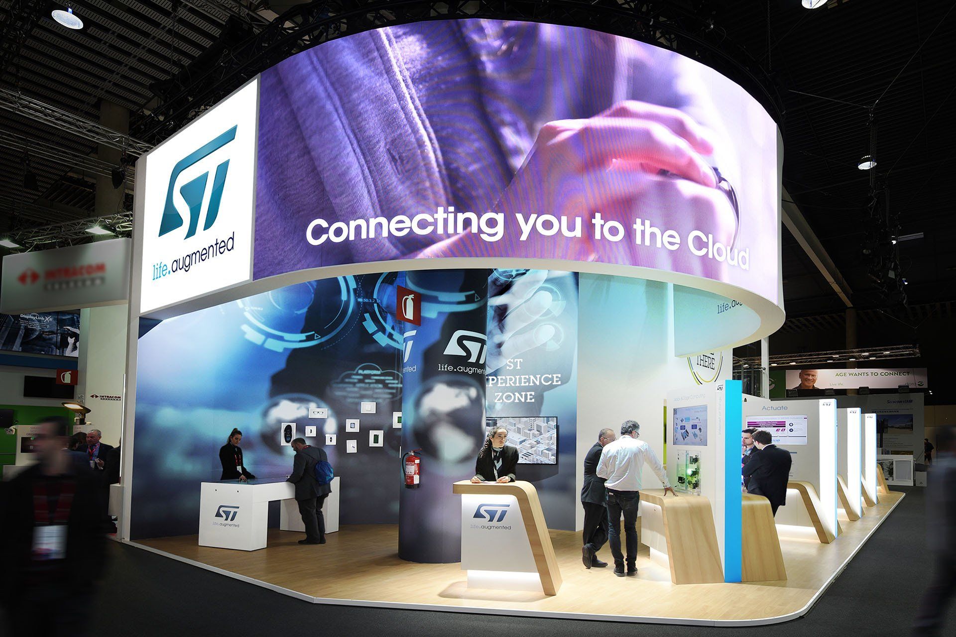 ST Microelecronics stand