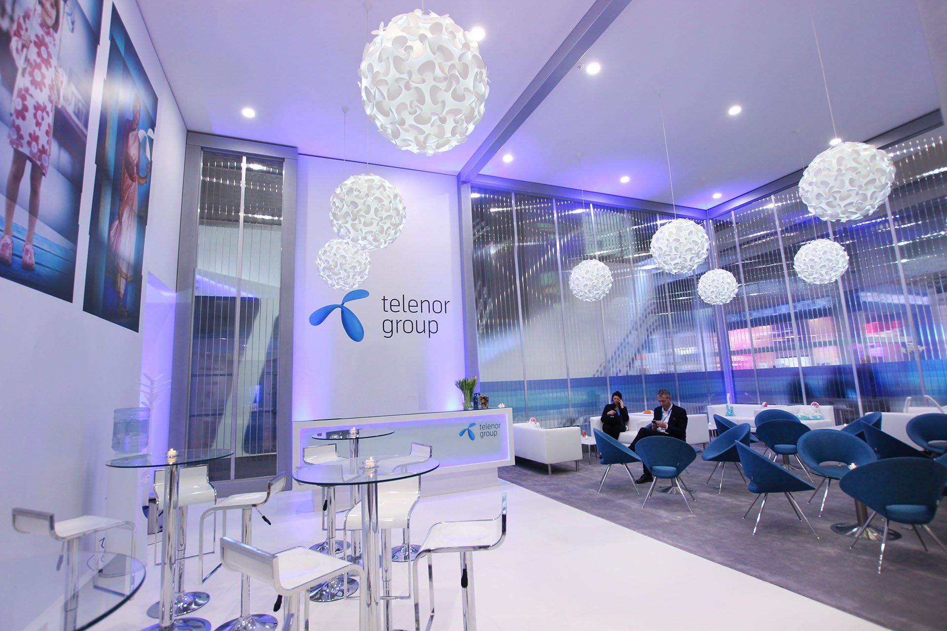 Telenor booth at MWC
