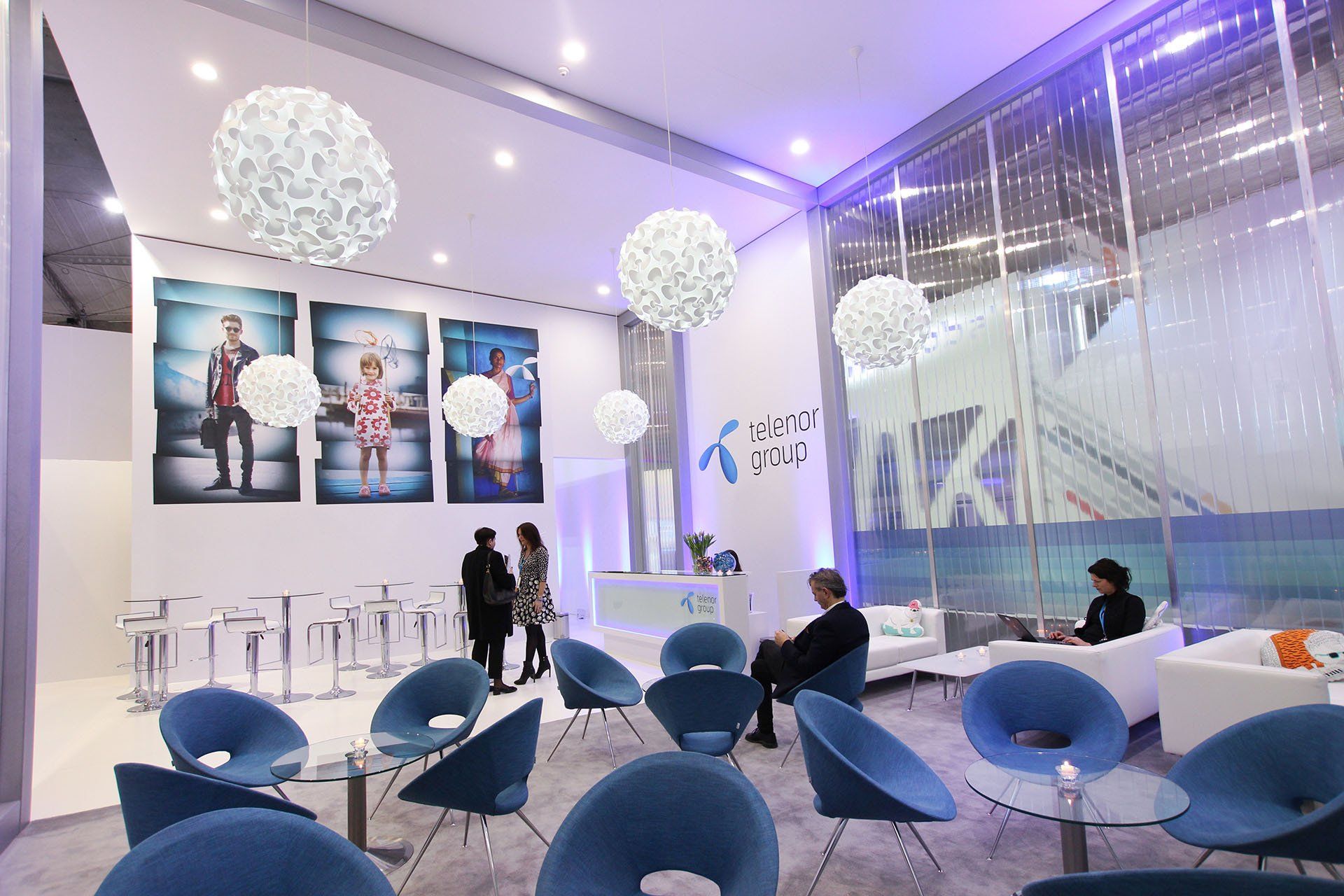 Telenor booth at MWC