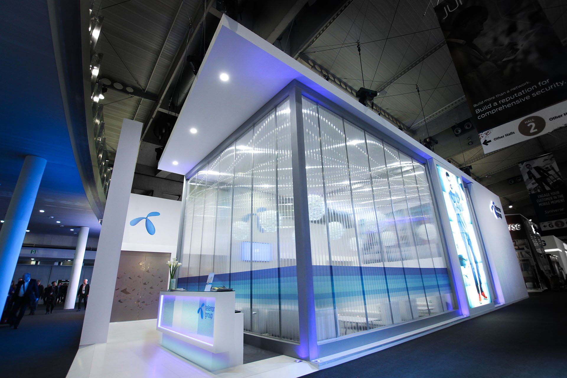 Telenor booth at MWC