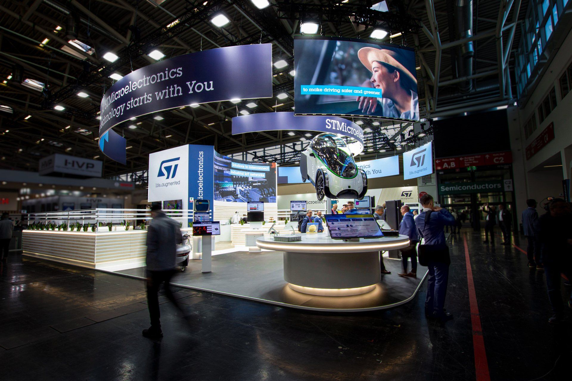 STMicroelectronics booth at Electronica