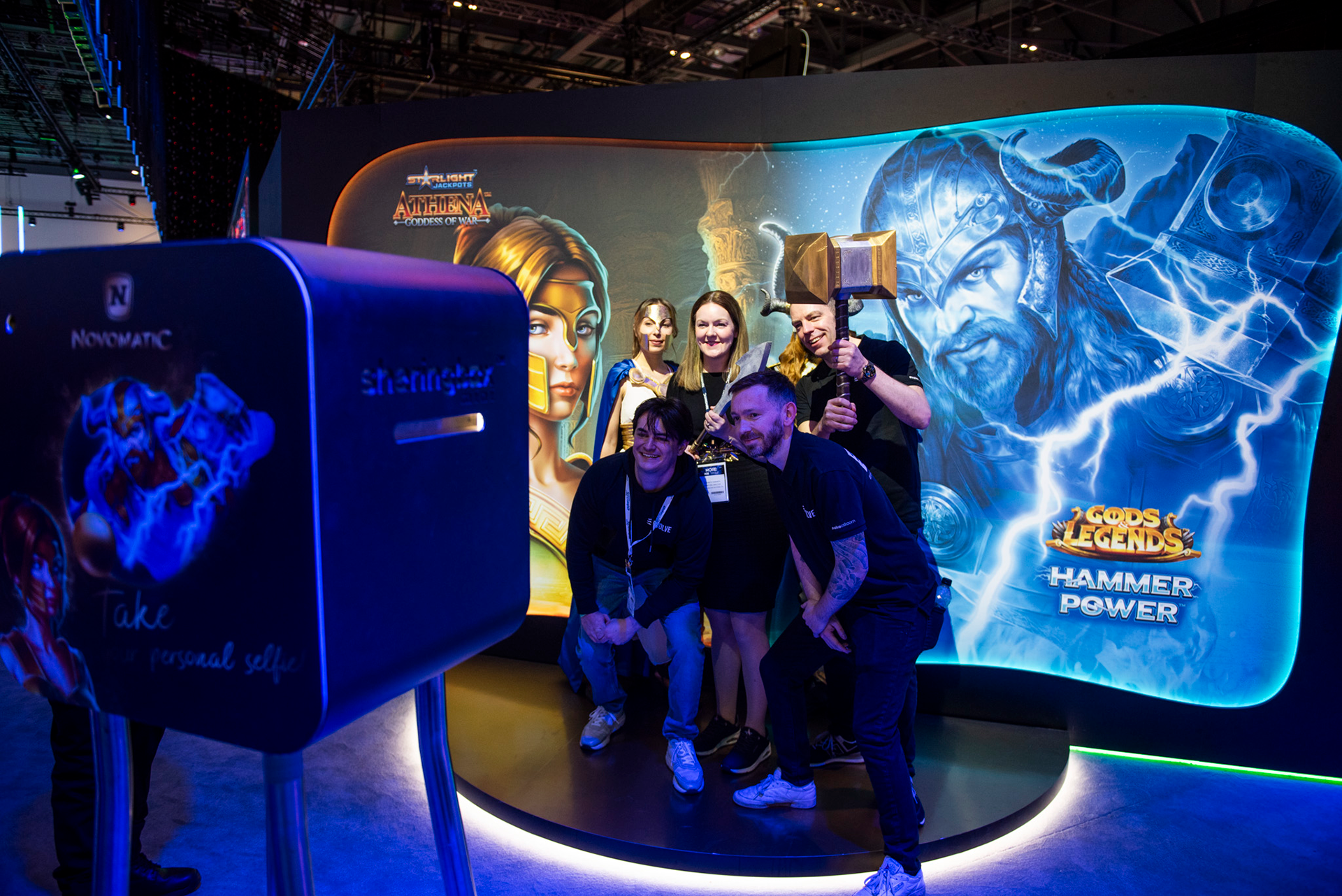 Novomatic booth at ICE