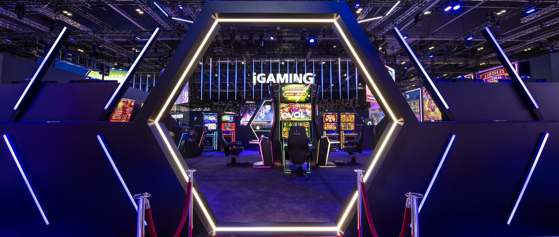 A brand activation at a gaming show