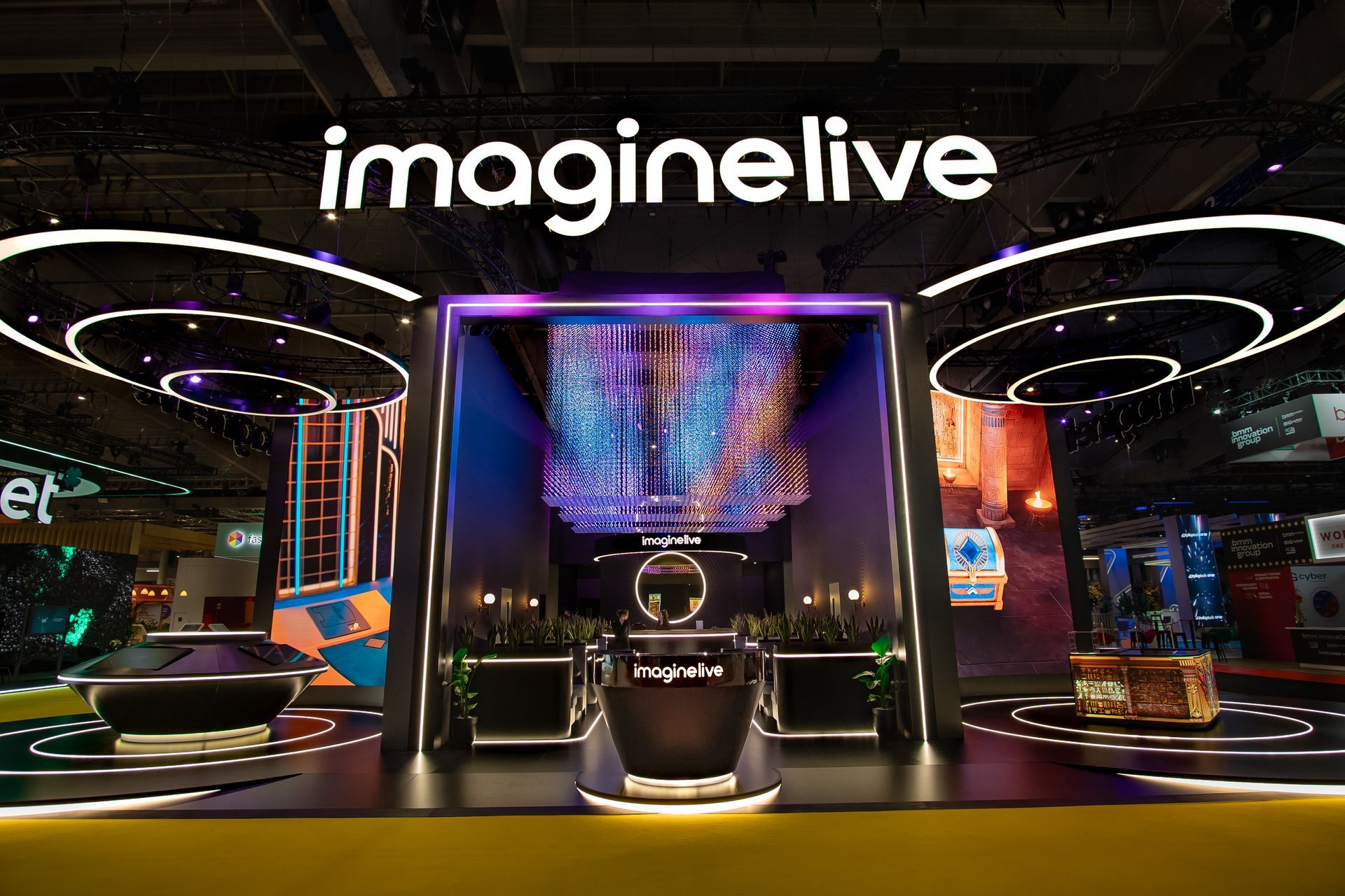 The Imagine Live stand at ICE Barcelona