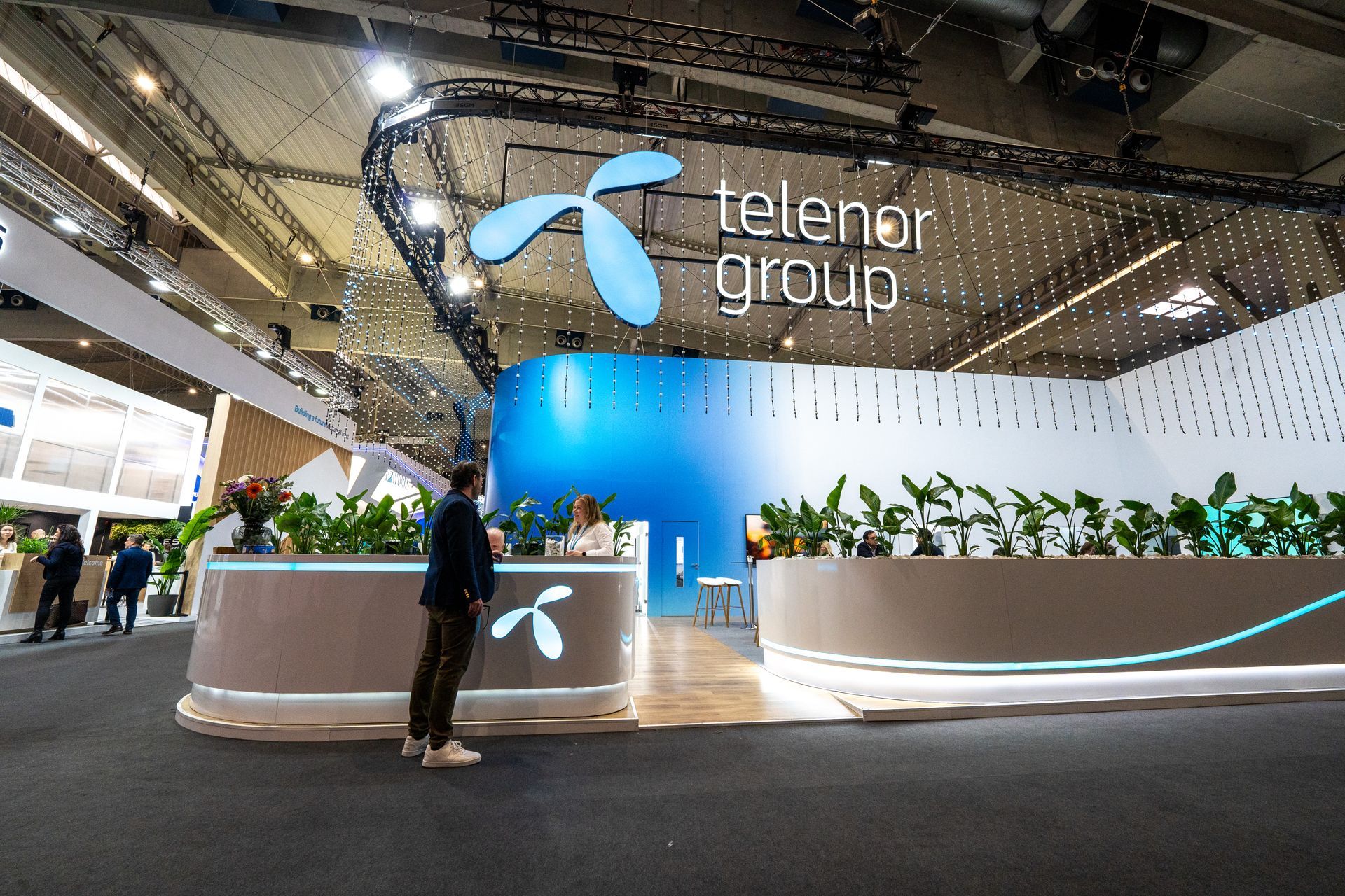 Telenor booth at MWC
