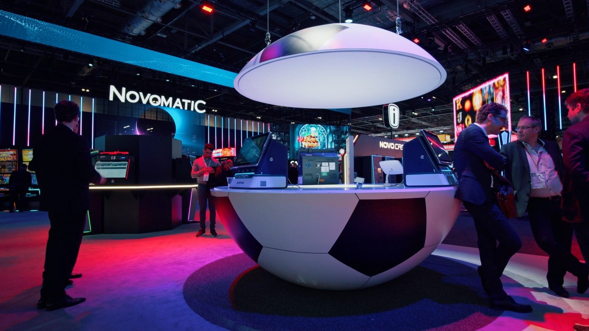 Novomatic booth at ICE