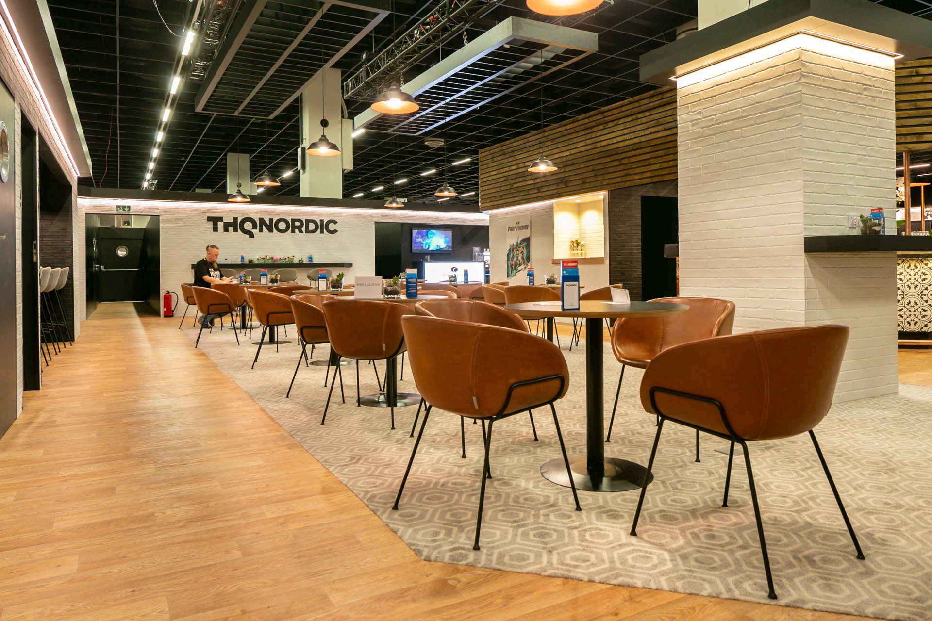THQ Nordic business booth at Gamescom