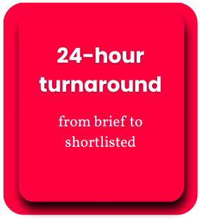Red square. Text: 