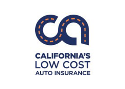 Logo with blue
