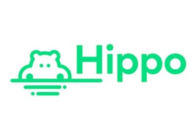 Green Hippo logo with a hippo graphic and the word 