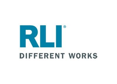 Logo for RLI, teal 