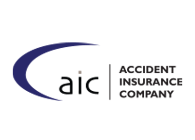 AIC logo with blue arc, black 