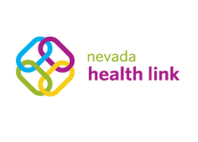 Nevada Health Link logo: Colorful interconnected links around text that reads 