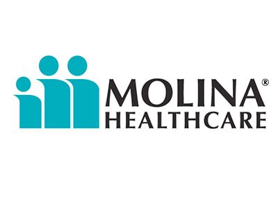 Molina Healthcare logo: three teal figures to the left of the word