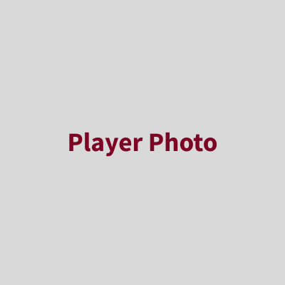 Placeholder graphic with the words “Player Photo” on a light gray background