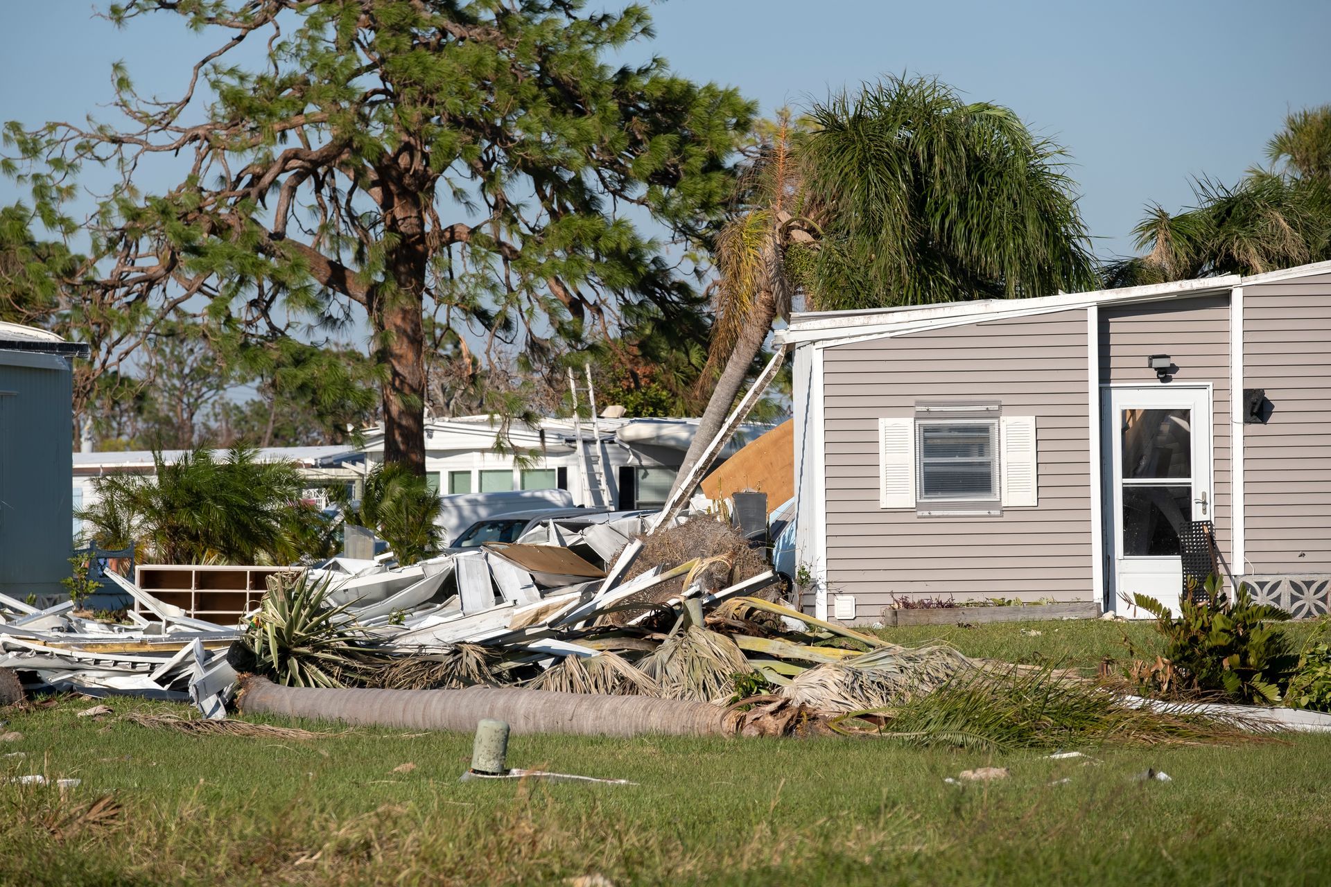 Property damage to a home