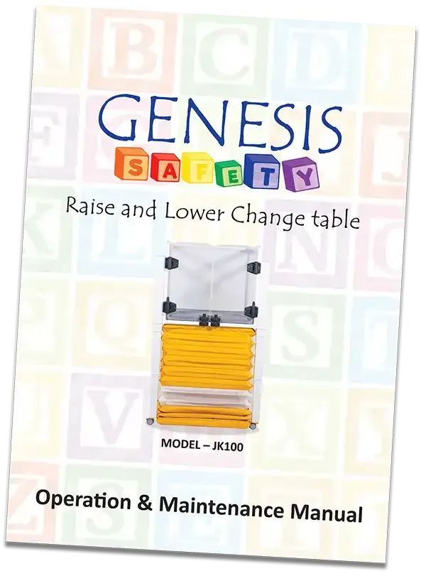 Download Manual - Height Adjustable Electric Change Table from Genesis Safety