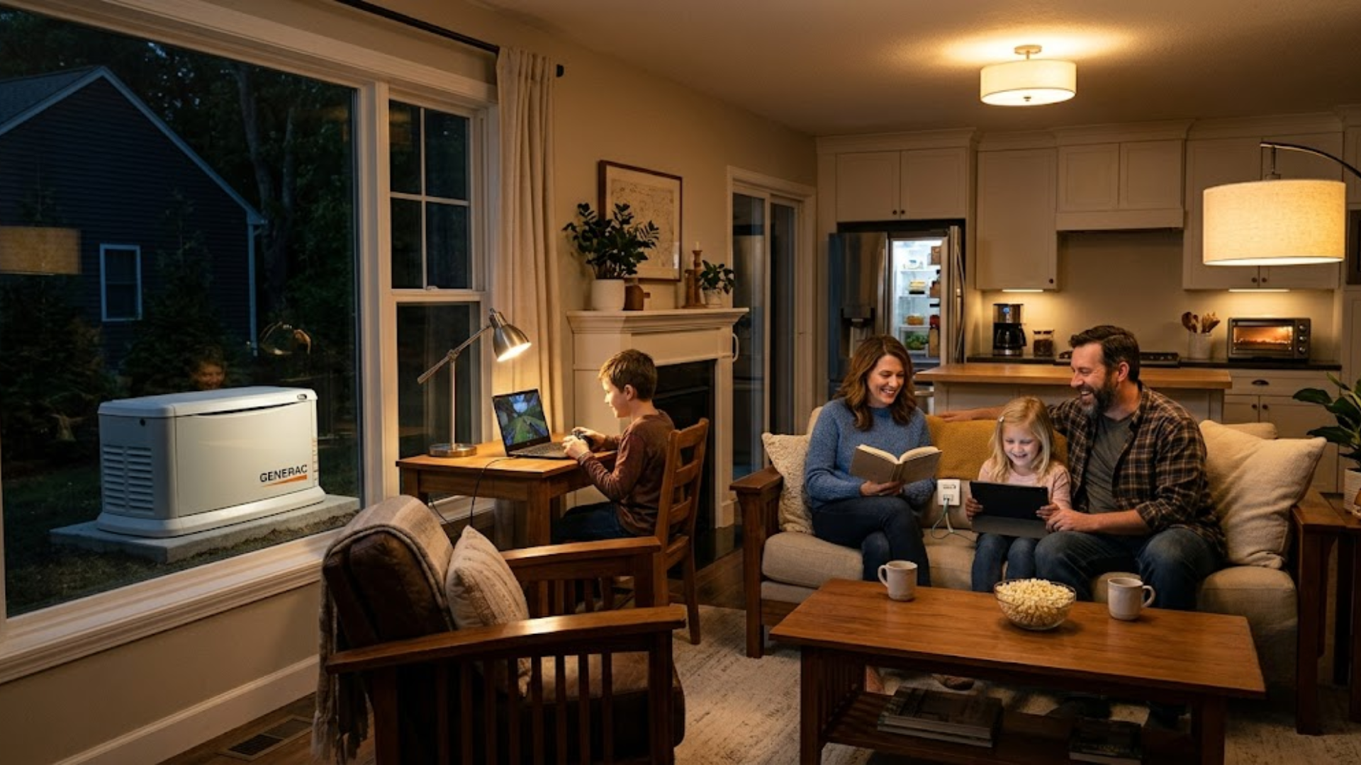 Benefits of home backup generators during power outages