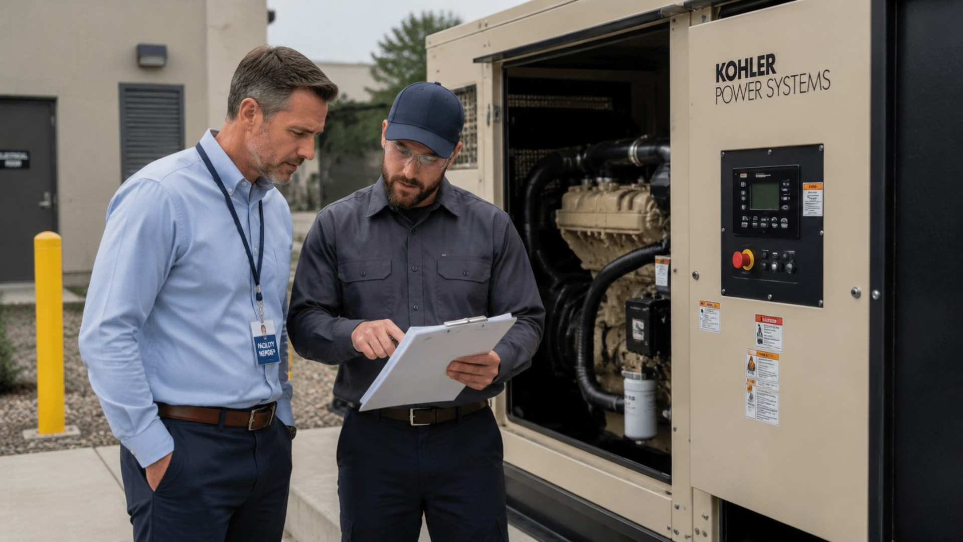 generator inspections for commercial backup generators