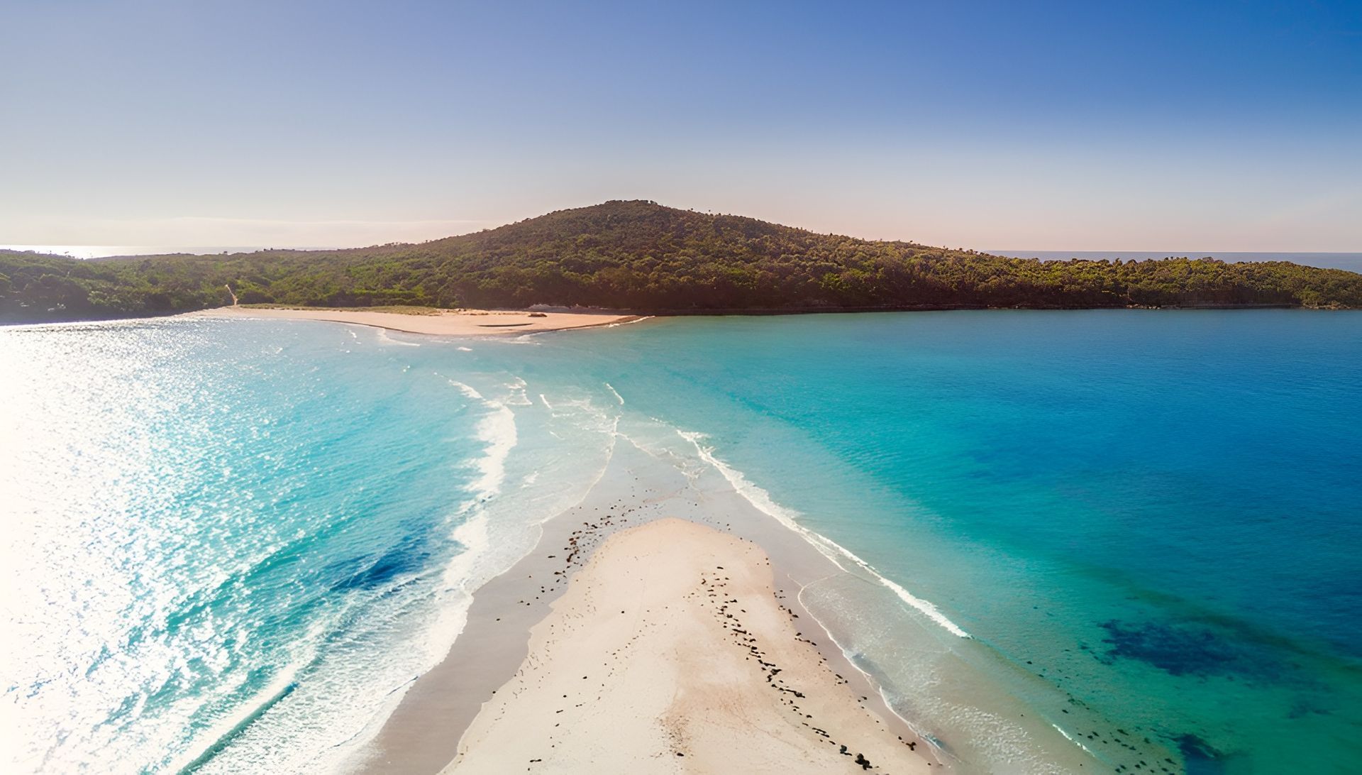 A Turquoise-blue Ocean Surrounds A White Sandbar — Refrigeration & Air Conditioning in Port Stephens, NSW