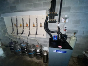 A Basement Beer Tap System Featuring Kegs — Refrigeration & Air Conditioning in Jewells, NSW