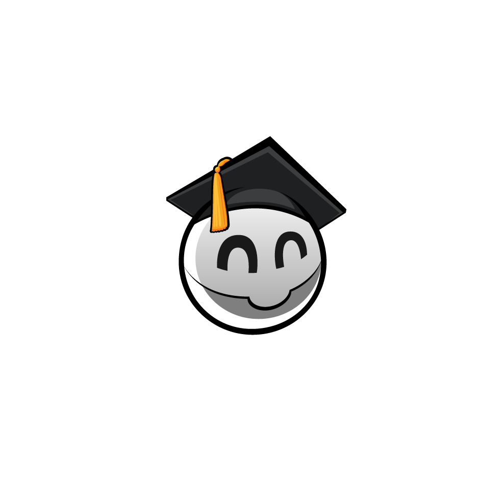LZ character wearing a school hat