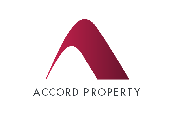 Accord Property logo: Maroon 